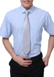 男士短袖标准领衬衫CS-12